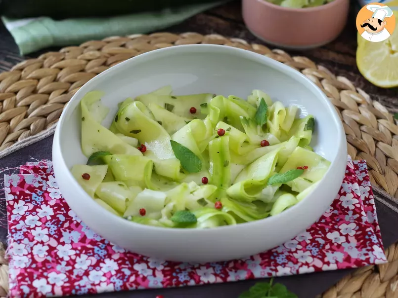 Marinated courgettes, the perfect vegetable carpaccio for summer! - photo 4