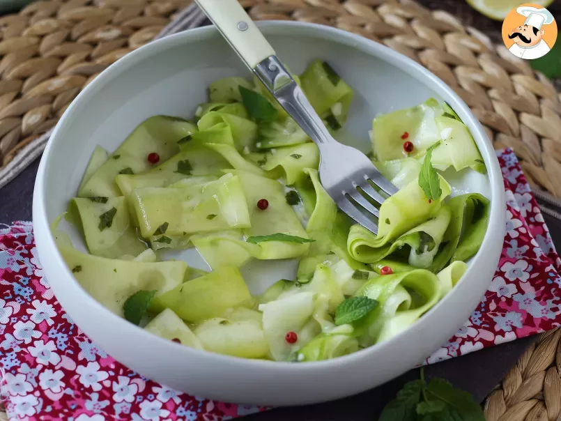 Marinated courgettes, the perfect vegetable carpaccio for summer! - photo 5