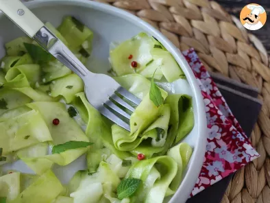 Marinated courgettes, the perfect vegetable carpaccio for summer! - photo 2