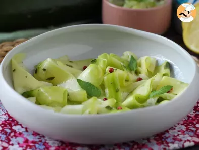 Marinated courgettes, the perfect vegetable carpaccio for summer! - photo 3
