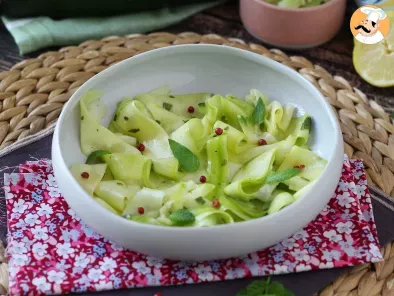 Marinated courgettes, the perfect vegetable carpaccio for summer! - photo 4
