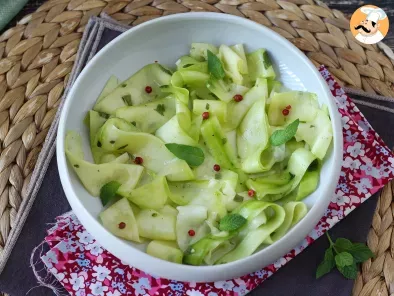 Marinated courgettes, the perfect vegetable carpaccio for summer! - photo 7