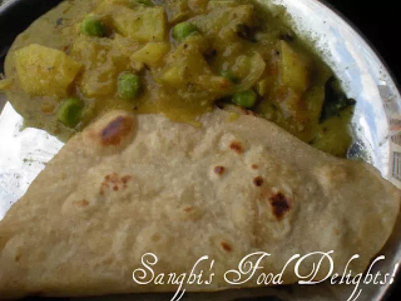 Masala Vadai curry and Chapathi - White Kurma: - photo 2