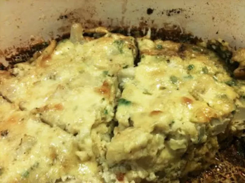 Meatless Monday: Cauliflower & Caramelized Onion Frittata and Figgy Salad - photo 3