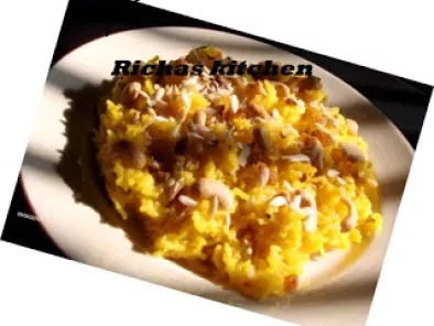 Microwave Sweet Saffron rice (Zarda) - photo 2