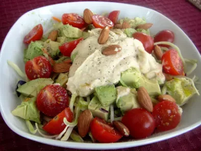 Mock Tuna Salad Sandwich and Hearty Slaw Salad - photo 2