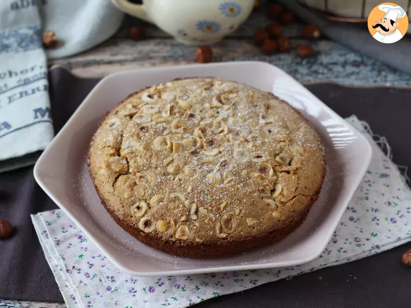 Noisetier, the fondant and crunchy hazelnut cake with 5 ingredients only! - photo 2