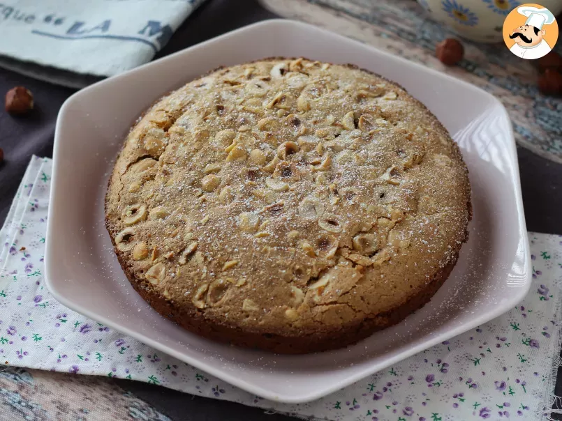 Noisetier, the fondant and crunchy hazelnut cake with 5 ingredients only! - photo 5