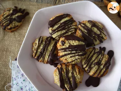 Oat okara cookies with chocolate - photo 2