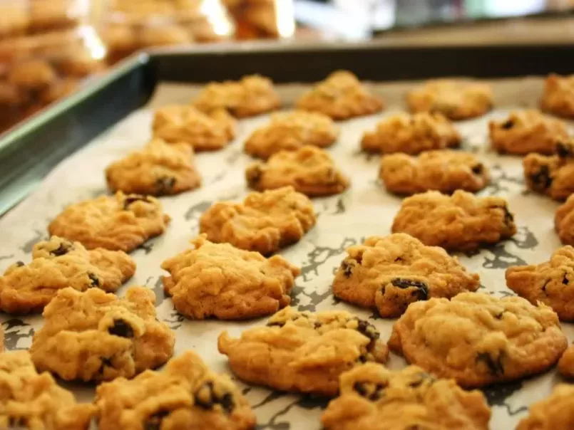 Oatmeal raisin drop cookies - photo 3