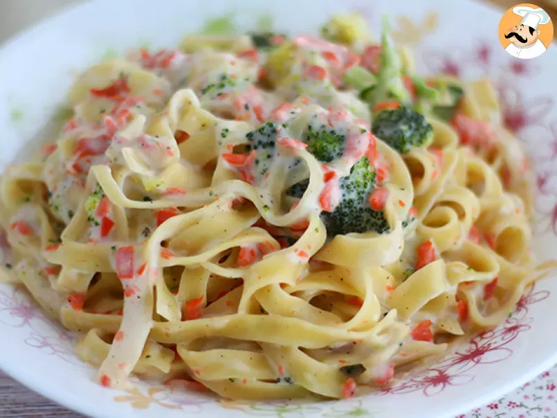 One pot pasta with salmon and broccoli - photo 4