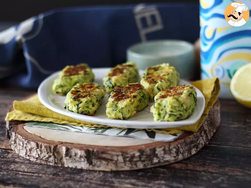 Oven baked zucchini croquettes, to make the whole family love vegetables!