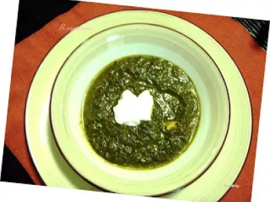 Palak Paneer (spinach and cottage cheese curry)