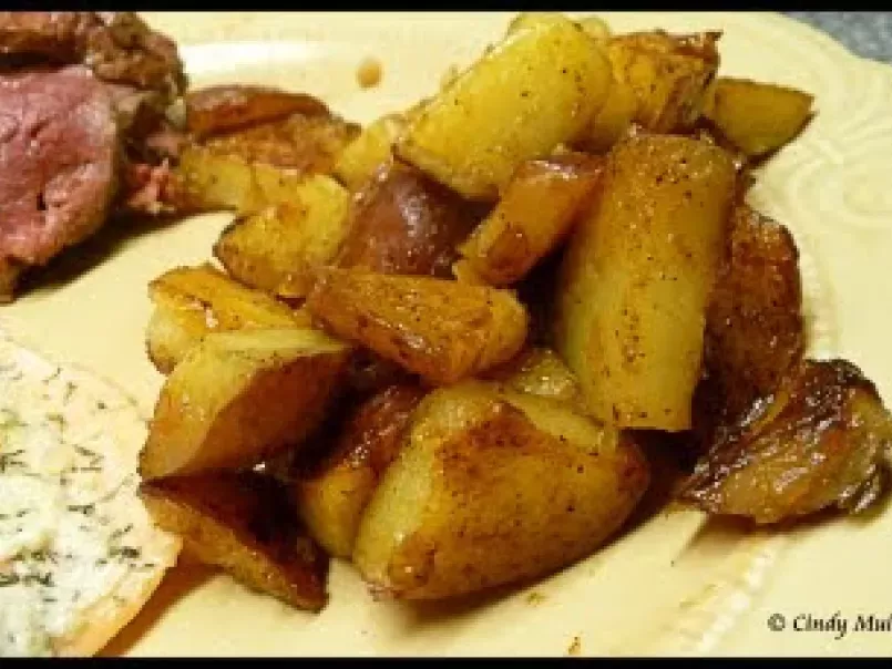 Pan Fried Potatoes with a Cajun Flair