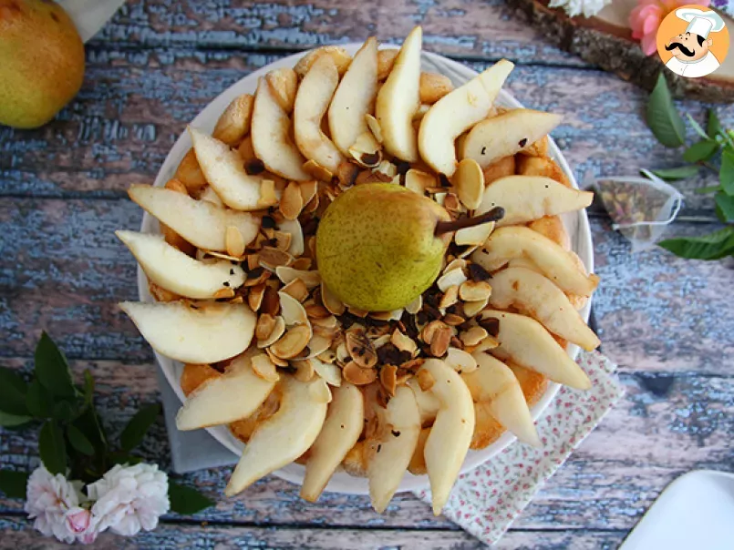 Pear charlotte with grilled almonds - photo 2