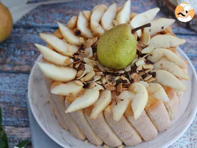 Pear charlotte with grilled almonds - photo 5