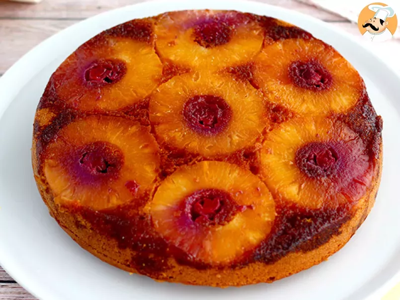 Pineapple upside down cake, the easiest recipe