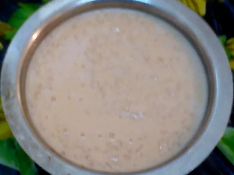 Pinkish milk kheer (Pinkish paal payasam)