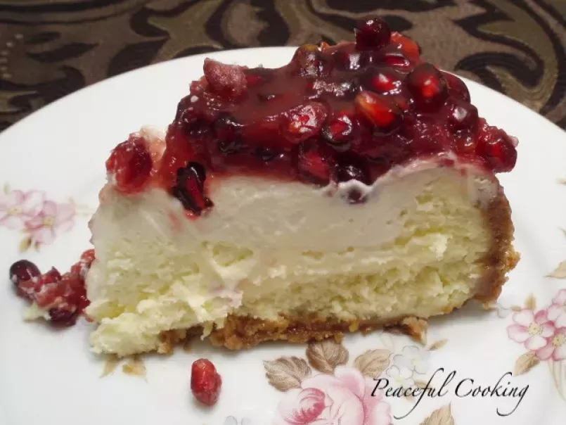 Pomegranate Cheesecake and a Willow House Giveaway