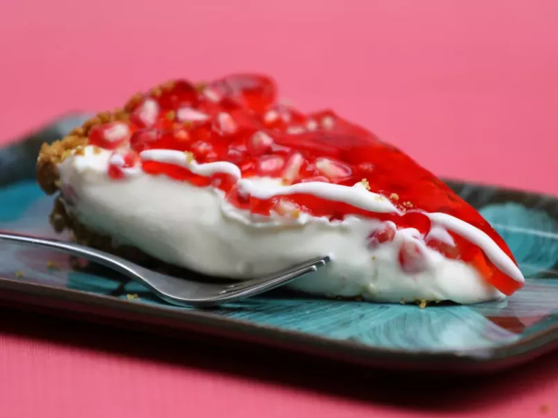 Pomegranate Cheesecake Dessert--A Delicious Mood Enhancer - photo 2