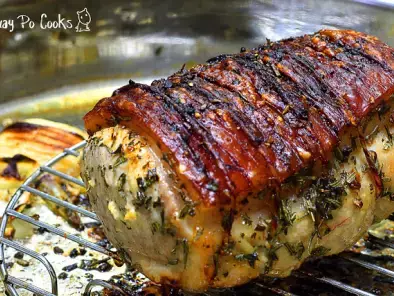 Pork loin roast with Crackling - Co-star Christmas dish