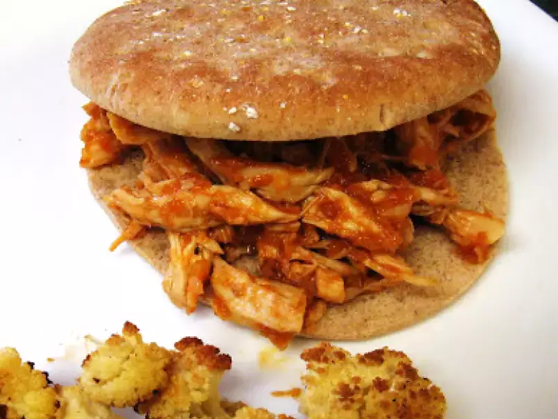 Pulled Chicken Sandwiches with Dr. Pepper Barbecue Sauce