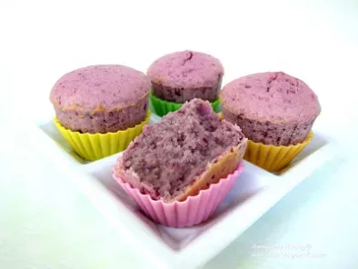 Purple Sweet Potato Cupcakes - photo 3