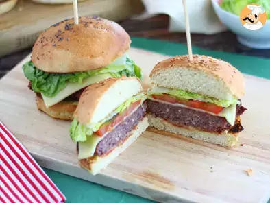 Red beans vegetarian cheeseburger - Video recipe! - photo 2