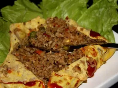 Rellenong bangus fried rice omelette - photo 2