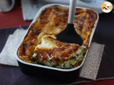 Ricotta and spinach lasagna, the best comfort food