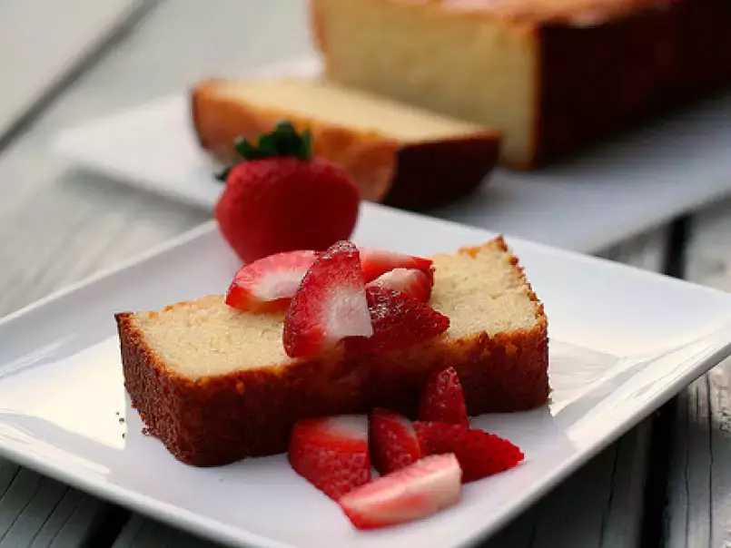 Ricotta Lemon Pound Cake with Strawberries - photo 2