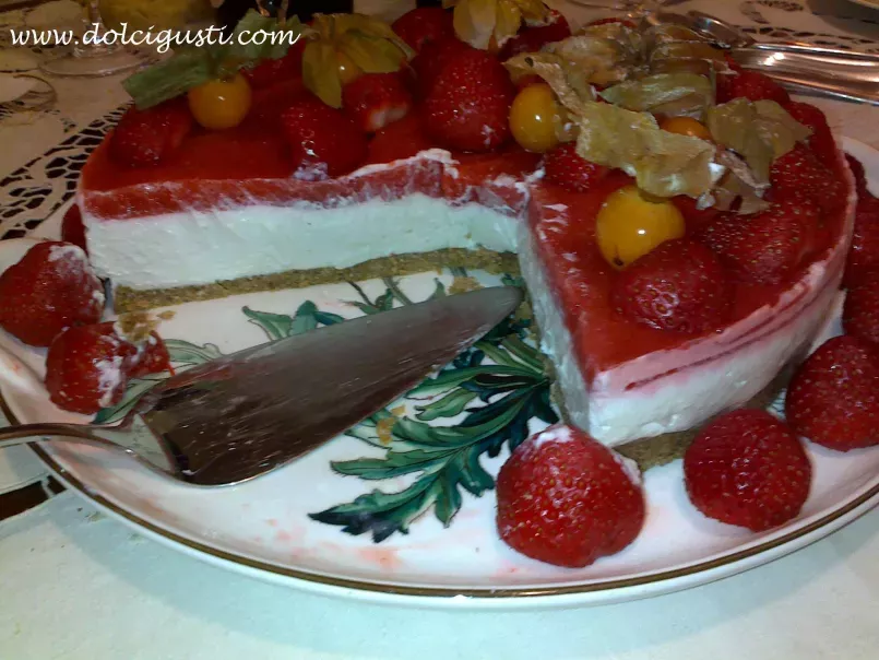 ricotta mousse with strawberry jelly - photo 2