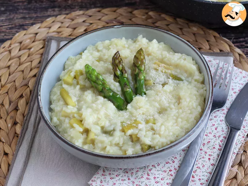 Risotto with green asparagus and parmesan - photo 3