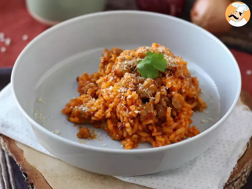 Risotto with 'nduja sausage, the perfect dish for spicy lovers! - photo 3