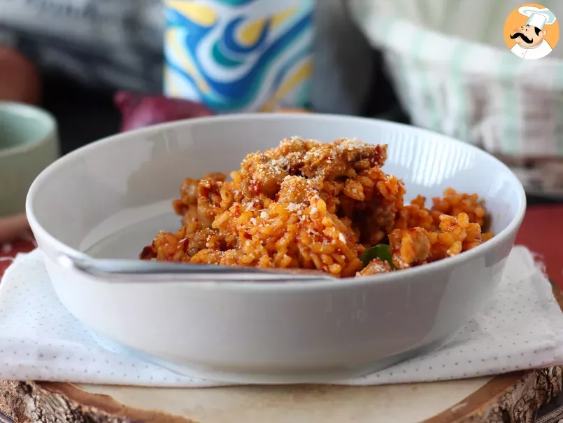 Risotto with 'nduja sausage, the perfect dish for spicy lovers! - photo 4