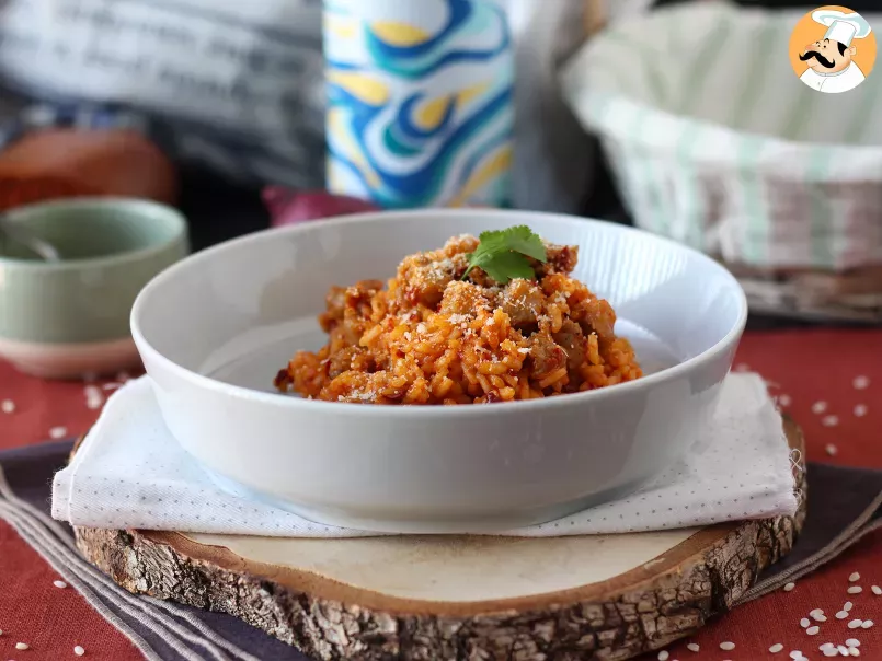 Risotto with 'nduja sausage, the perfect dish for spicy lovers! - photo 6