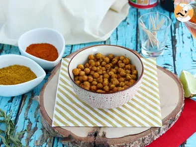 Roasted chickpeas with curry (Baked chickpeas)