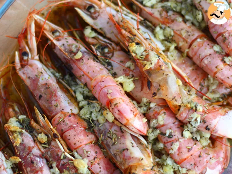 Roasted prawns with garlic and herbs - photo 3