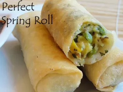 Roll Up! Roll Up! Paneer, Sweetcorn and Peas Spring Rolls - photo 2