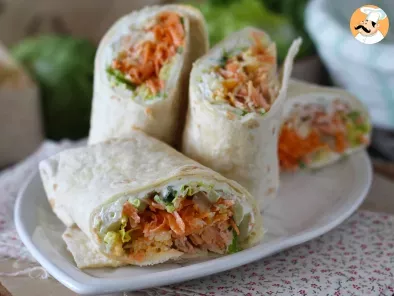 Salmon wraps, the perfect and practical sandwich to take everywhere - photo 2