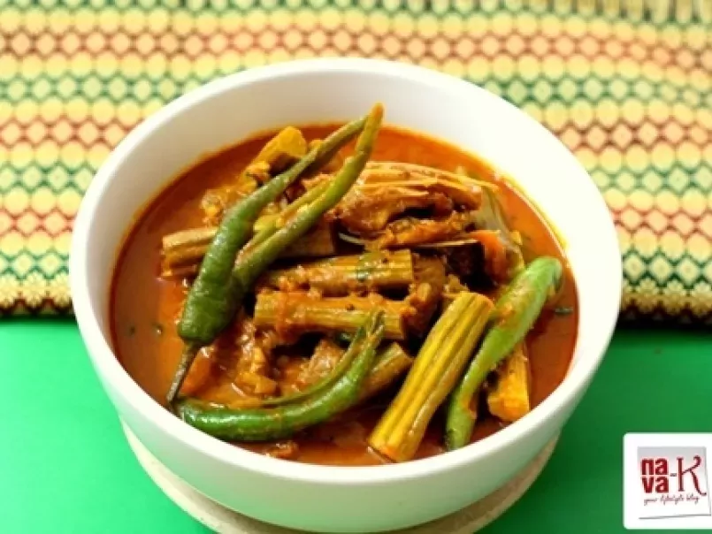 Salt Fish (Ikan Masin) & Murungakkai (Drumstick) Curry