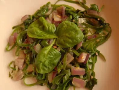 Sauteed Cucumber and Spinach