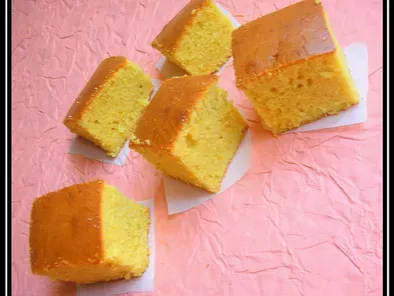 Simple Eggless Orange flavored Sponge Cake - photo 2