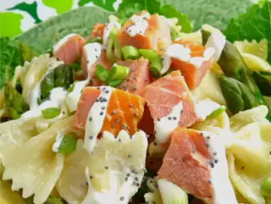 Smoked Salmon and Asparagus Pasta Salad on Foodie Friday - photo 2