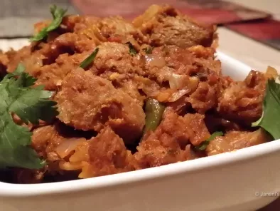Soya Chunks or Meal Maker Fry (Dry ; Step by Step recipe)