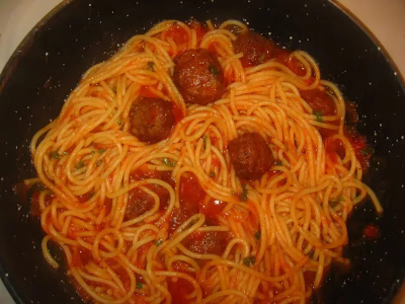 Spaghetti With Chicken Balls - photo 3