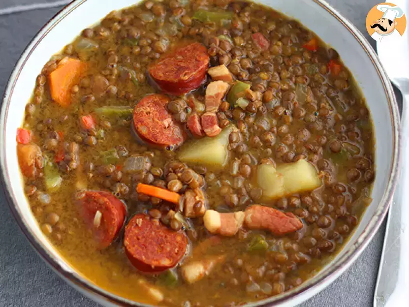 Spanish lentil soup - photo 3