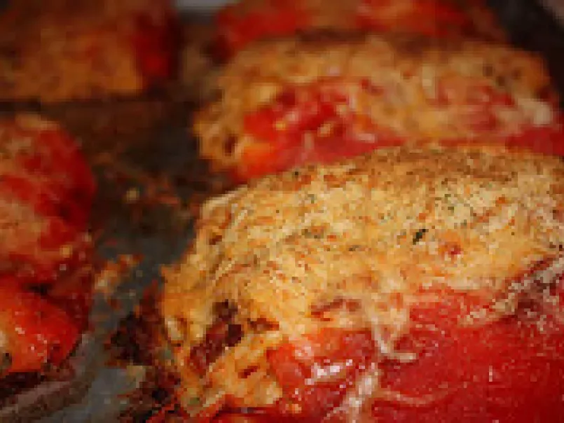 Spanish Style Stuffed Red Peppers - photo 3