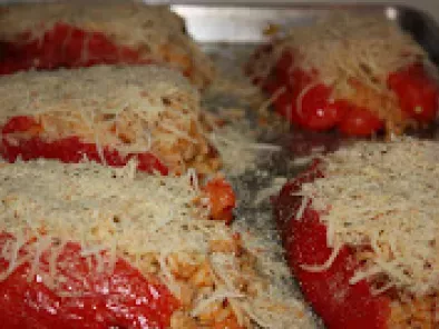 Spanish Style Stuffed Red Peppers - photo 2