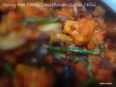 Spicy Hot Chilli Cauliflower/Gobhi Chilli - photo 2